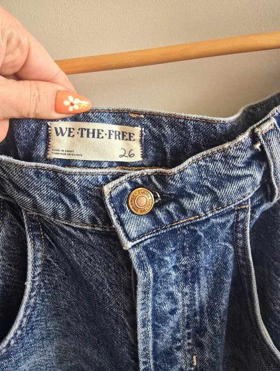 Free People We The Free Final Countdown Jeans In The Color Zero Size 26 - Picture 5 of 9